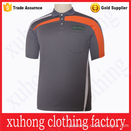 Logo Embroidery Contrast Color 100% Cotton polo t shirt